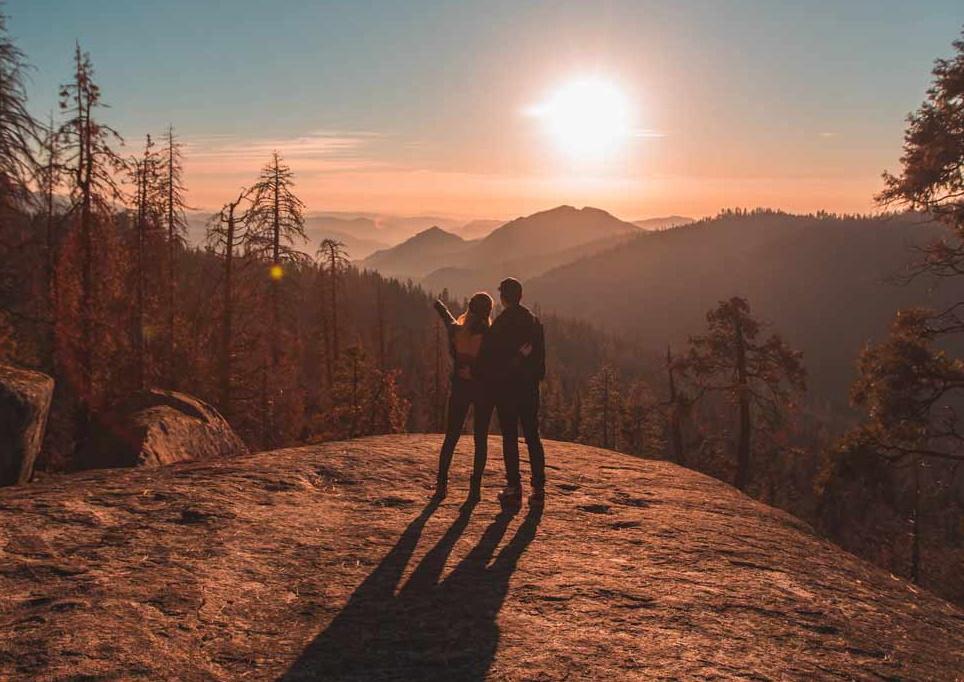 Couple on Mountain